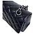 Timeless Chanel Classic Double Flap Medium Schwarz Lammleder Silber - Ansicht 9