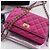Chanel Wallet on Chain WOC Rosa Raspberry Caviar Leder Goldfarbene Details - Ansicht 8