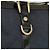 Borsa Tote Gucci Abbey in Tela Blu Scuro e Pelle Nera - vista 8