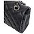 Timeless Chanel Classic Double Flap Medium Schwarz Lammleder Silber - Ansicht 8