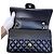 Timeless Bolso Chanel Classic Double Flap Medium Piel de Cordero Negra - vista 12