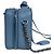 Borsa Chanel Vanity Filigree in Pelle Caviar Blu Tiffany - vista 5