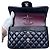 Timeless Chanel Classic Double Flap Small Schwarz Lammleder Silber - Ansicht 10