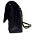 Timeless Mala Chanel Classic Double Flap Medium Pele de Cordeiro Preta - vista 5