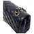 Timeless Mala Chanel Classic Double Flap Medium Pele de Cordeiro Preta - vista 6