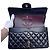 Timeless Chanel Classic Double Flap Medium Schwarz Lammleder Goldfarben - Ansicht 9