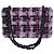 Timeless Mala Chanel Classic Double Flap Medium em Tweed - vista 12