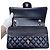 Classique Sac Chanel Classic Double Flap Medium Cuir d'Agneau Noir - vue 11
