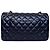 Classique Sac Chanel Classic Double Flap Medium Cuir d'Agneau Noir - vue 13