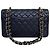 Timeless Bolsa Chanel Classic Double Flap Medium Couro Caviar Preto - vista 14