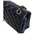 Timeless Chanel Classic Double Flap Medium Pele Cordeiro Preto Ouro - vista 10
