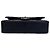 Timeless Chanel Classic Double Flap Medium Pele Cordeiro Preto Ouro - vista 12