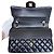 Timeless Chanel Classic Double Flap Medium Pele Cordeiro Preto Ouro - vista 3