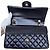 Timeless Bolso Chanel Classic Double Flap Medium Piel de Cordero Negra - vista 9