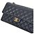 Timeless Chanel Classic Double Flap Medium Schwarz Kaviarleder - Ansicht 10