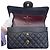 Timeless Chanel Classic Double Flap Medium Schwarz Kaviarleder - Ansicht 12