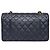 Timeless Chanel Classic Double Flap Medium Schwarz Kaviarleder - Ansicht 4