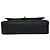 Timeless Chanel Classic Double Flap Medium Schwarz Kaviarleder - Ansicht 8