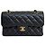 Timeless Chanel Classic Double Flap Small Schwarz Caviar Leder