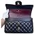Timeless Mala Chanel Classic Double Flap Medium Pele de Cordeiro Preta - vista 7
