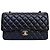 Timeless Chanel Classic Double Flap Medium Schwarz Lammleder
