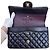 Timeless Chanel Classic Double Flap Medium Schwarz Lammleder - Ansicht 12
