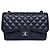Timeless Borsa Chanel Classic Double Flap Jumbo Pelle d'Agnello Nera