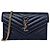 Autre Marque Saint Laurent Carteira Cassandre Envelope com Corrente Preta