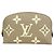 Louis Vuitton Monogram Empreinte Bicolor Pochette Tic Bag/Pouch Beige