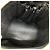 Borsa Vanity Chanel in pelle verniciata nera Nero - vista 4