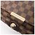 Borsa a tracolla Louis Vuitton Bastille Damier Ebene in marrone N45258 Rosso - vista 9