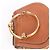 Chloé Borsa a mano 2Way Nile in pelle Chloe, marrone Beige - vista 5