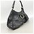 Borsa a tracolla Gucci in pelle nera - vista 2