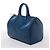 Borsa a mano Louis Vuitton Speedy 25 in pelle Epi Blu M43015 - vista 2