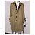 Saint Laurent Beiger Baumwoll-Trenchcoat mit kariertem Wollfutter - Ansicht 9