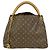 Bolso de hombro Louis Vuitton Monogram Artsy MM Castaño