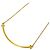 Autre Marque Collana Tiffany & Co. T Smile Small in oro giallo 18K