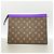 Louis Vuitton Monogram Pochette Voyage MM Clutch Bag Marrone - vista 10