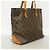 Saco Cabas Mezzo Monogram Louis Vuitton Marrom - vista 2
