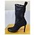 Fendi Stiefel aus schwarzem Stoff - Ansicht 10