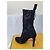 Fendi Stiefel aus schwarzem Stoff - Ansicht 9