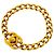 Bracciale con ciondoli dorato Chanel