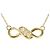 Autre Marque Collana in oro giallo 18K con diamante