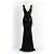 Vera Wang Abito da Sera in Paillettes Nere Nero - vista 4