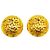 Orecchini a clip Chanel placcati oro D'oro