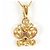 Autre Marque Collar de oro amarillo y oro rosa 18K con colgante - vista 3