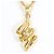 Autre Marque Collar de oro amarillo 18K con diamante