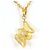 Autre Marque Collar de oro amarillo 18K con diamante - vista 3