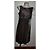Vestido Max Mara de terciopelo y seda marrón con cinturón joya - vista 2