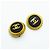 Boucles d'oreilles clips Chanel Coco Mark Circle - vue 2